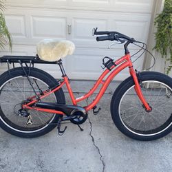 Sunlight Crusher Fat Tire Cruiser Bike – 6 Speed 