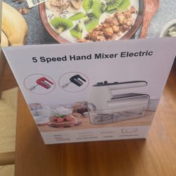 Brand New 5-Speed Electric Hand Mixer