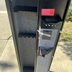 Brand New Four Rifle/Gun, Safe, Digital Keypad, And Key