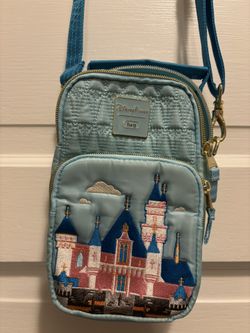 Disneyland Sleeping Beauty Castle Lug Crossbody Bag