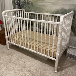 Crib, Crib Mattress, And Mattress Cover