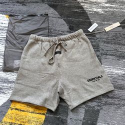 Dark Oatmeal Essentials shorts