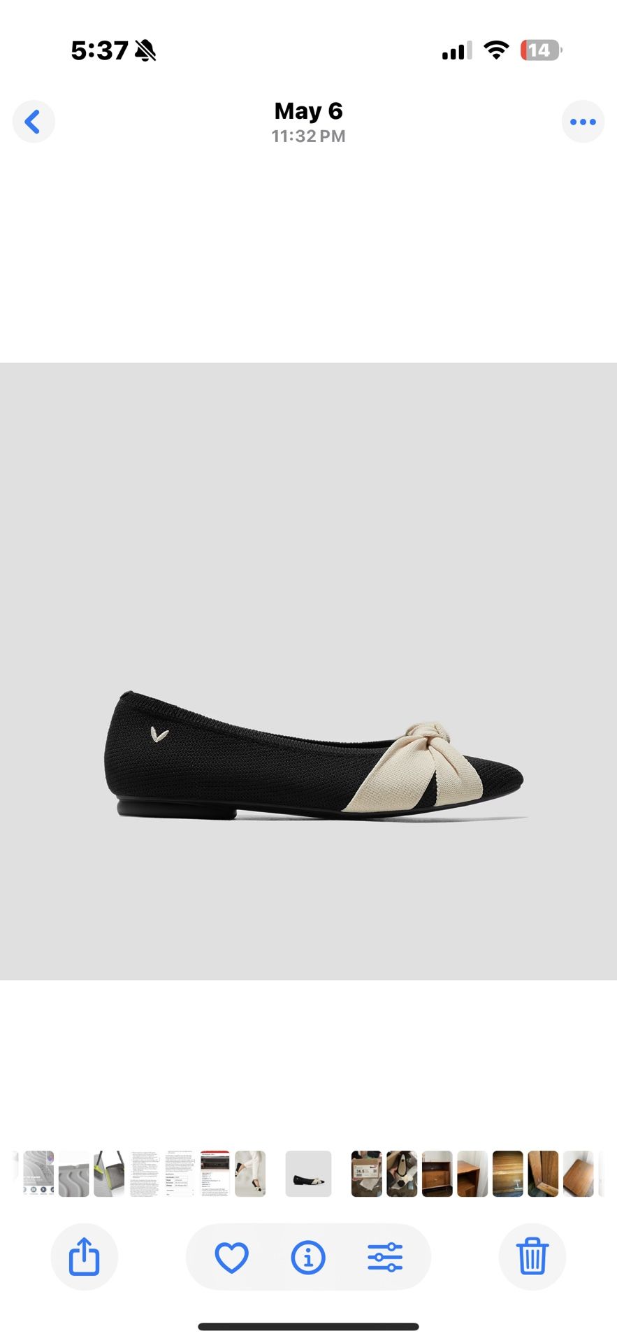 Never Worn - Vivaia Bibi Ballet Flats | W6