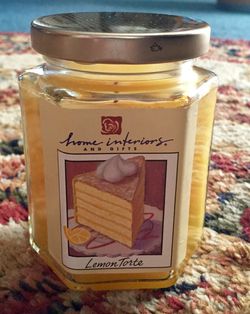 Home Interior Lemon Torte Candle