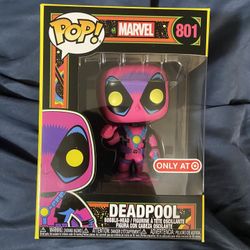 Funko Pop DEADPOOL Blacklight, Target, Exclusive 