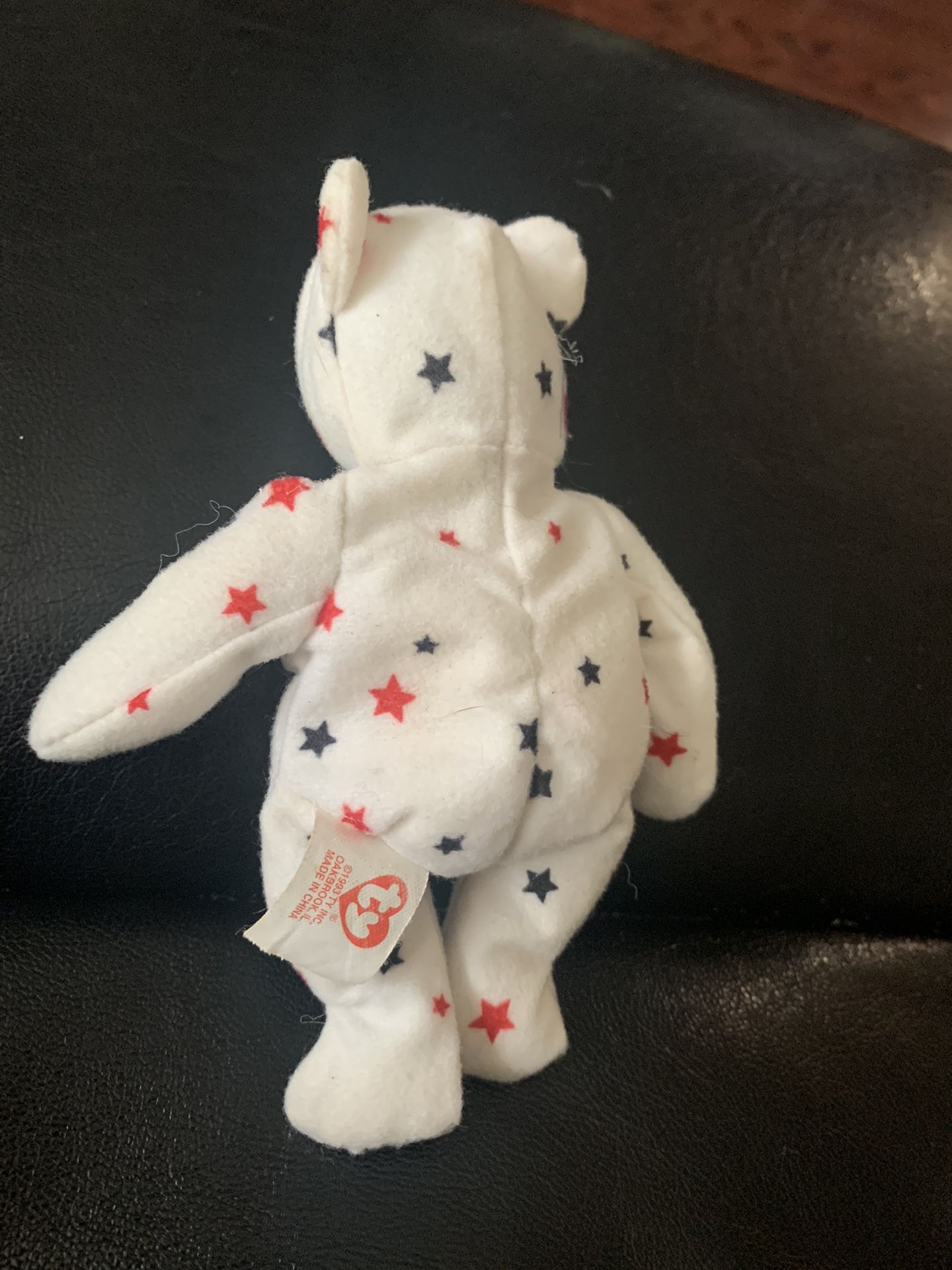 GLORY The Bear 1997 McDonalds Ty Beanie Baby with rare errors 1993