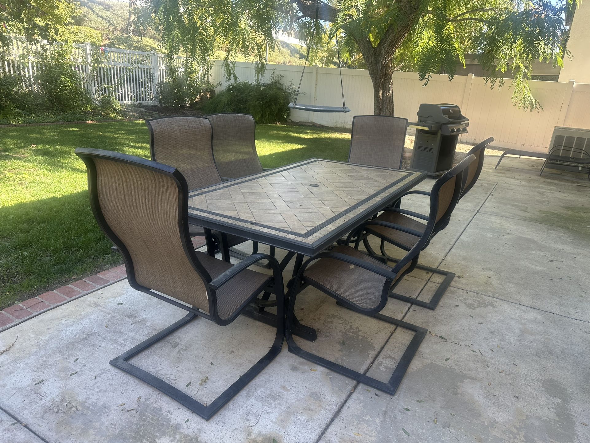 Patio Table With Chairs