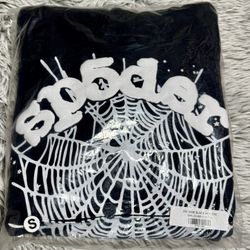 Sp5der OG Web Hoodie Black 