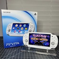 Modded PlayStation Vita 1000 OLED With Games and Charger