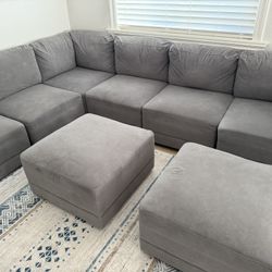 8 Piece Sectional Modular Sofa
