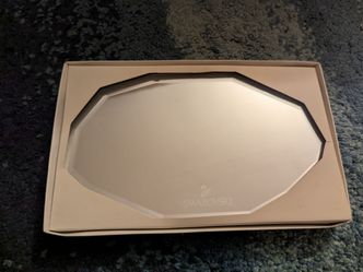 Swarovski octagonal mirror/display tray