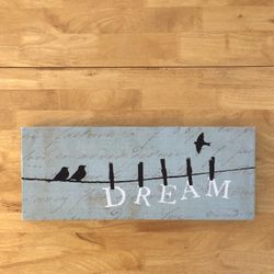 Birds On A Wire “Dream” Wall Art