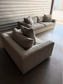 Free Delivery cloud couch and oversized chair