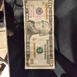 10 BILL WITH A ERROR THIS WAS A HARD ONE TO GET TILL I FINALLY GOT IT IT HAS VALUE TO IT SERIES 2017 A