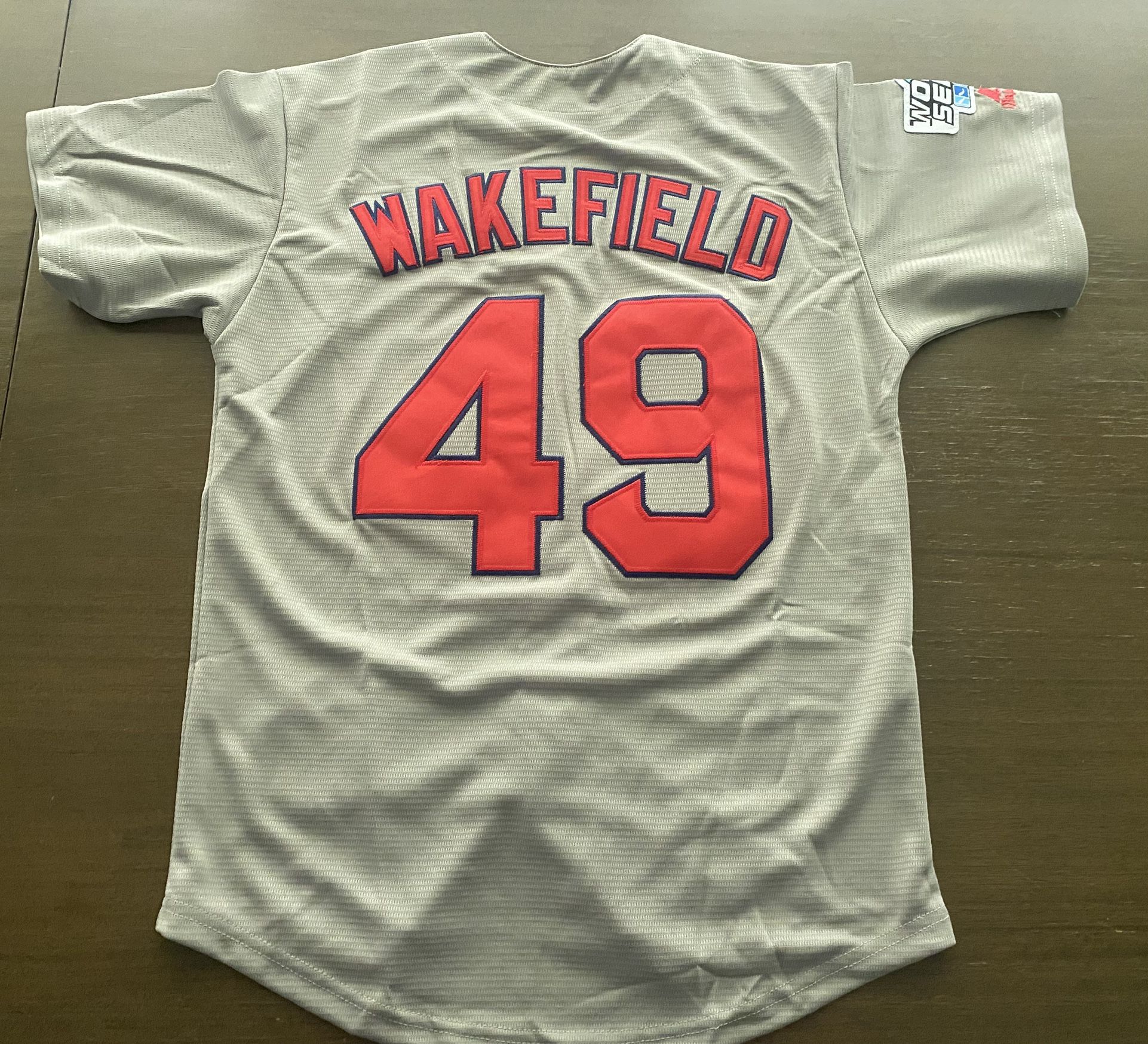 Tim Wakefield Boston Red Sox Youth Large MLB Baseball Jersey New NWT Fenway Park