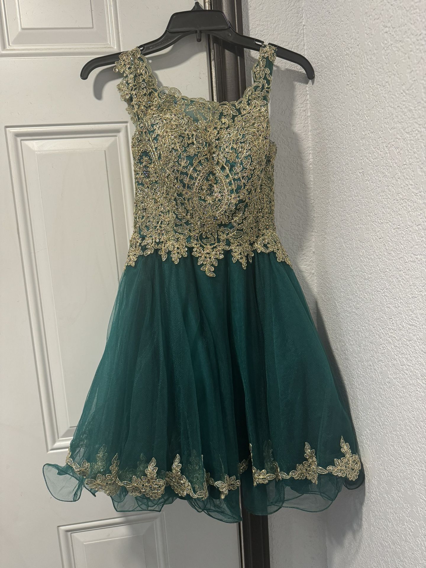 Emerald Green Dress 