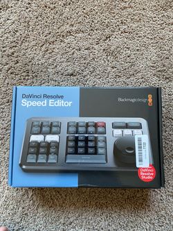 Da Vinci resolve speed editor ( BRAND NEW WITH STUDIO LICENSE)