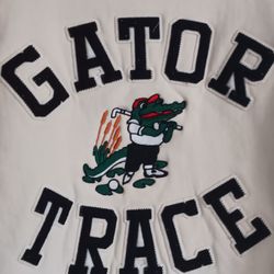 Florida Alligator Gator Trace Reverse Weave Sweatshirt Size Medium 