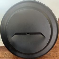 Boomerang® USA - 33" Black-Textured Rigid JL Tire Cover 