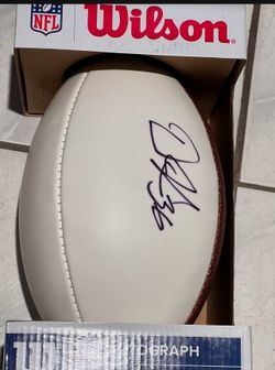 D. J. Swearinger Signed Wilson Football Washington Redskins