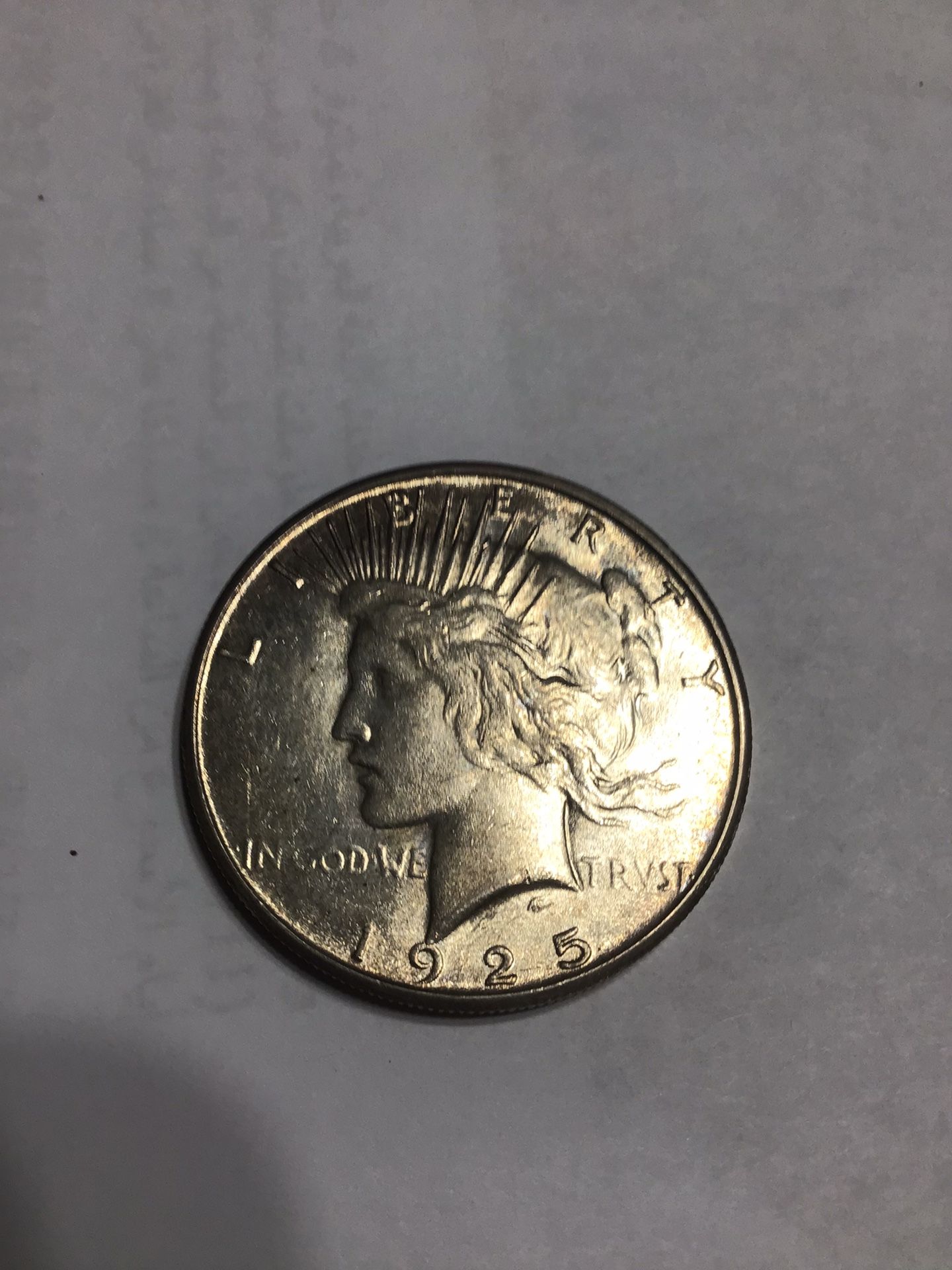 1925 S Peace Silver Dollar