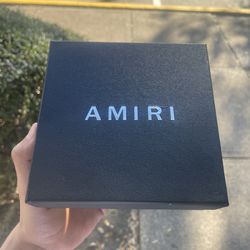 Amiri core logo belt