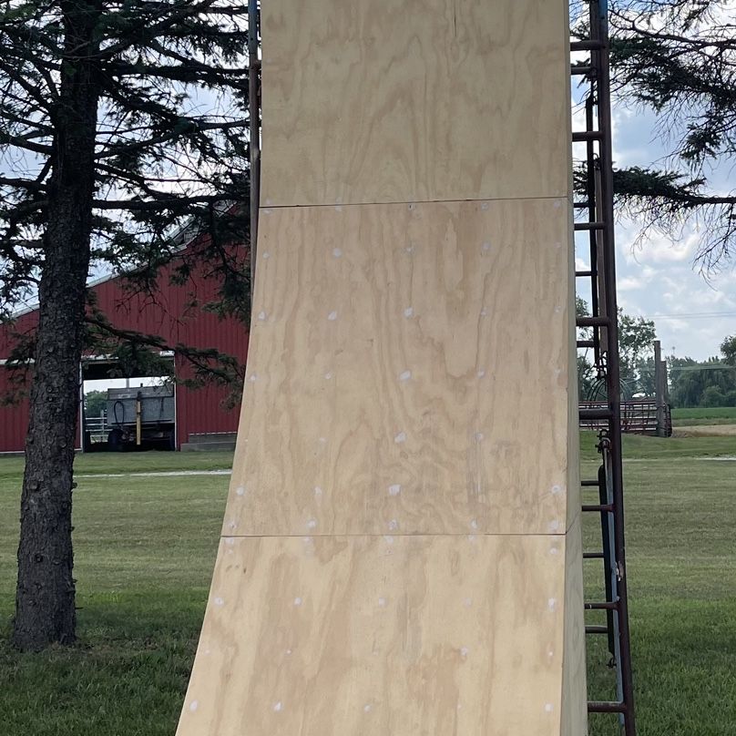 14.5 ft Ninja Warrior Warped Wall