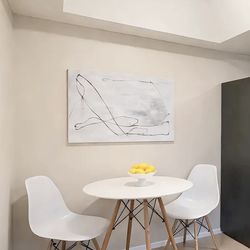 White table and chairs