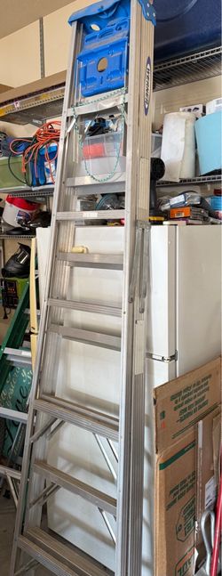 Werner 8 ft Aluminum Step Ladder.