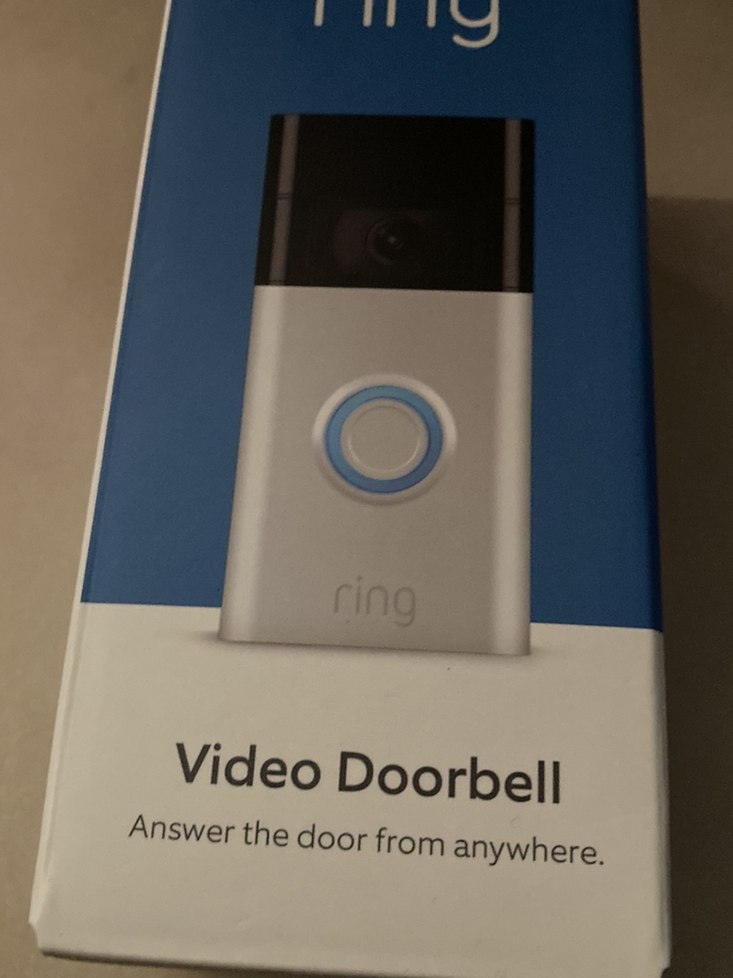 Brand NEW Ring Doorbell In Box-Silver