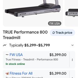 True Performance 800 Treadmill 