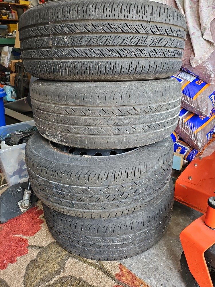 Set Of 4 Tires And Rims