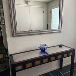 Entry Table, Mirror, Two Accent Mirrors