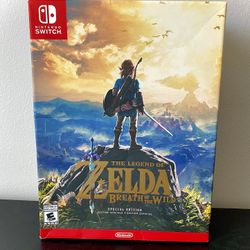 Nintendo Switch Zelda Special Edition Sealed Breath Of The Wild