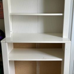 White bookcase