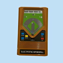 Vintage Mattel Baseball Handheld Electronic Arcade Game - Tested & Working