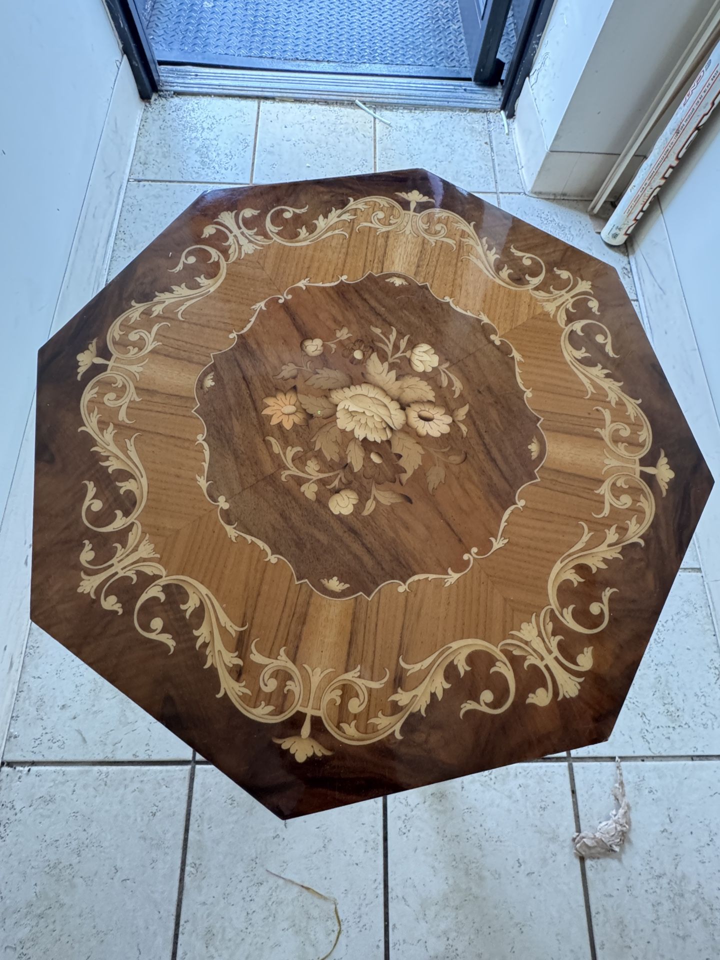 Italian Inlaid Side Table