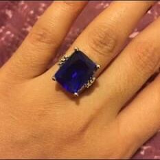 Sterling Silver Plated 925 Stamped Size 6