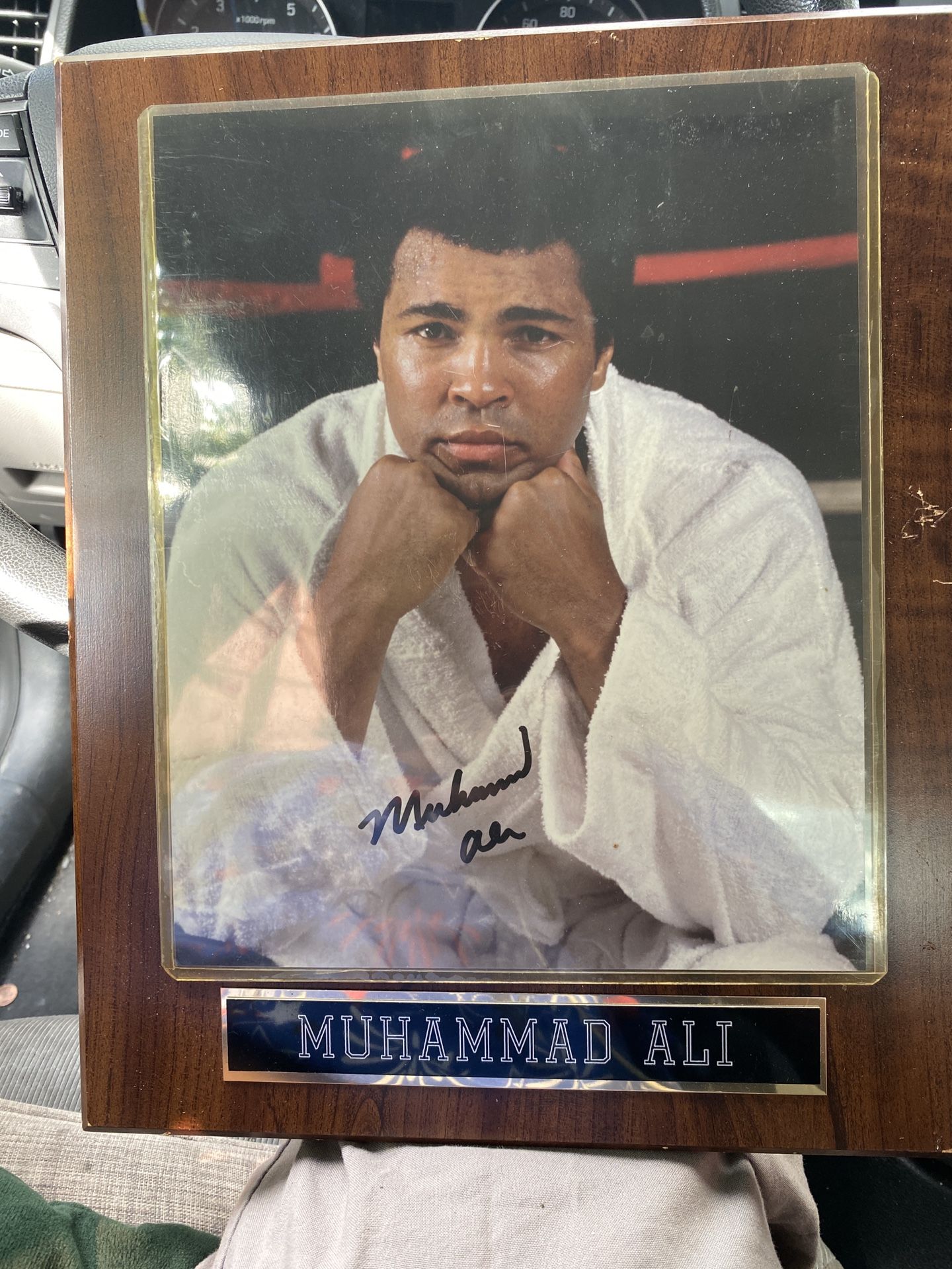 Ali Autographed Picture