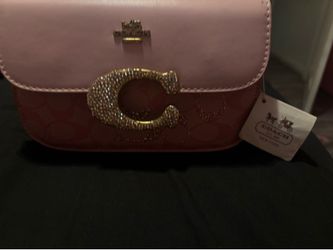Blinged coach bag