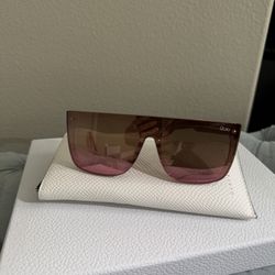 quay sunglasses pink 