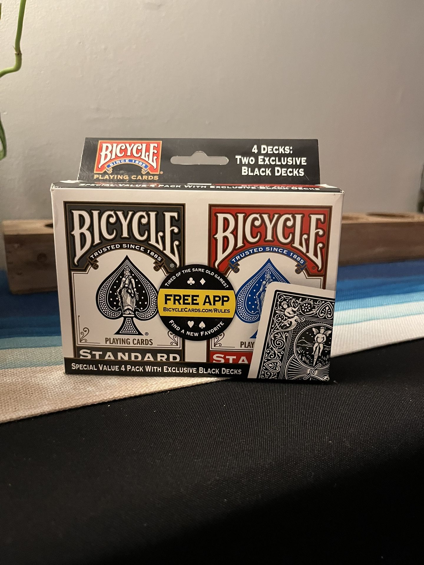 4 Pack Deck Of Standard Playing Cards