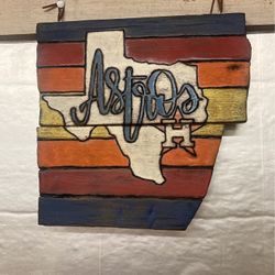 Hand Crafted Wooden sign