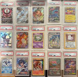 Graded Pokemon Cards PSA LOT