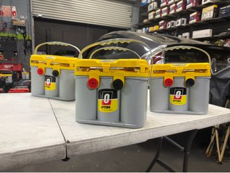 Optima Yellow AGM Side Post, Top Post Battery Group Size 34/78 - YEL34/78  Group Size (BCI): 34/78; Cold Cranking Amps (CCA): 750 CCA; Cranking Amps (
