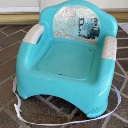 Turquoise Plastic Booster Seat