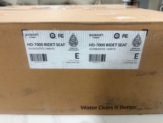 BioBidet HD-7000 Bidet Seat Elongated White