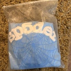 Spider Hoodie Light Blue Medium 