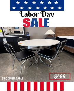 5 PC DINING TABLE