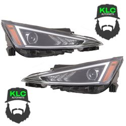 For 2019 2020 Hyundai Elantra Headlight Assembly Halogen Left Right Pair